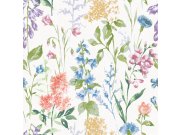 Vliesová tapeta na zeď, bílá, zelená, květinový vzor, 130103, Laura Ashley 4