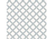 Vliesová tapeta na zeď, modrá, bílá, geometrický vzor, 130100, Laura Ashley 4