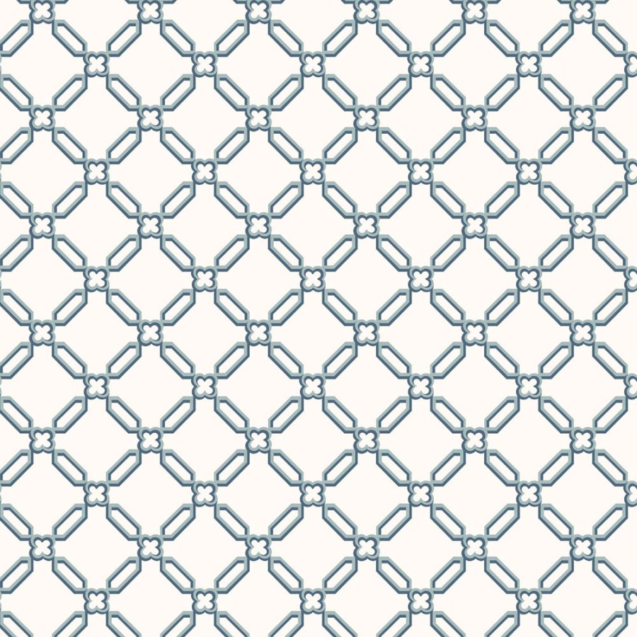 Vliesová tapeta na zeď, modrá, bílá, geometrický vzor, 130100, Laura Ashley 4 - Laura Ashley