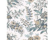 Vliesová tapeta na zeď, bílá, béžová, květiny, 130098, Laura Ashley 4