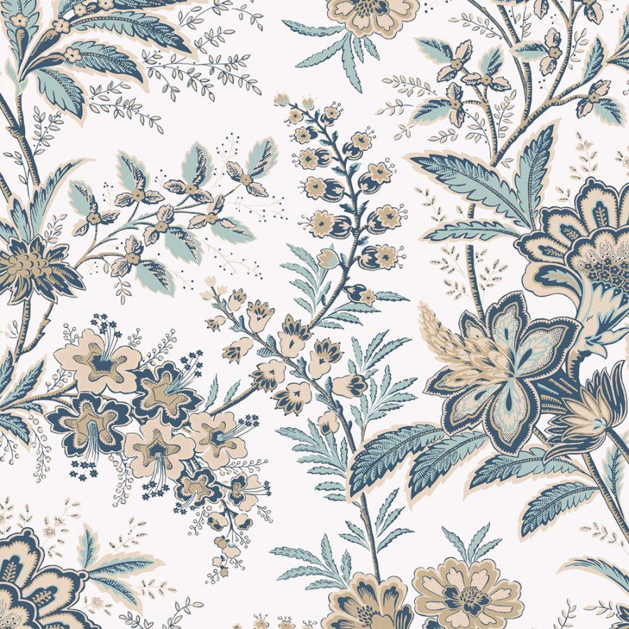 Vliesová tapeta na zeď, bílá, béžová, květiny, 130098, Laura Ashley 4 - Laura Ashley