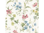 Vliesová tapeta na zeď, bílá, růžová, květy máku, 127407, Laura Ashley 4