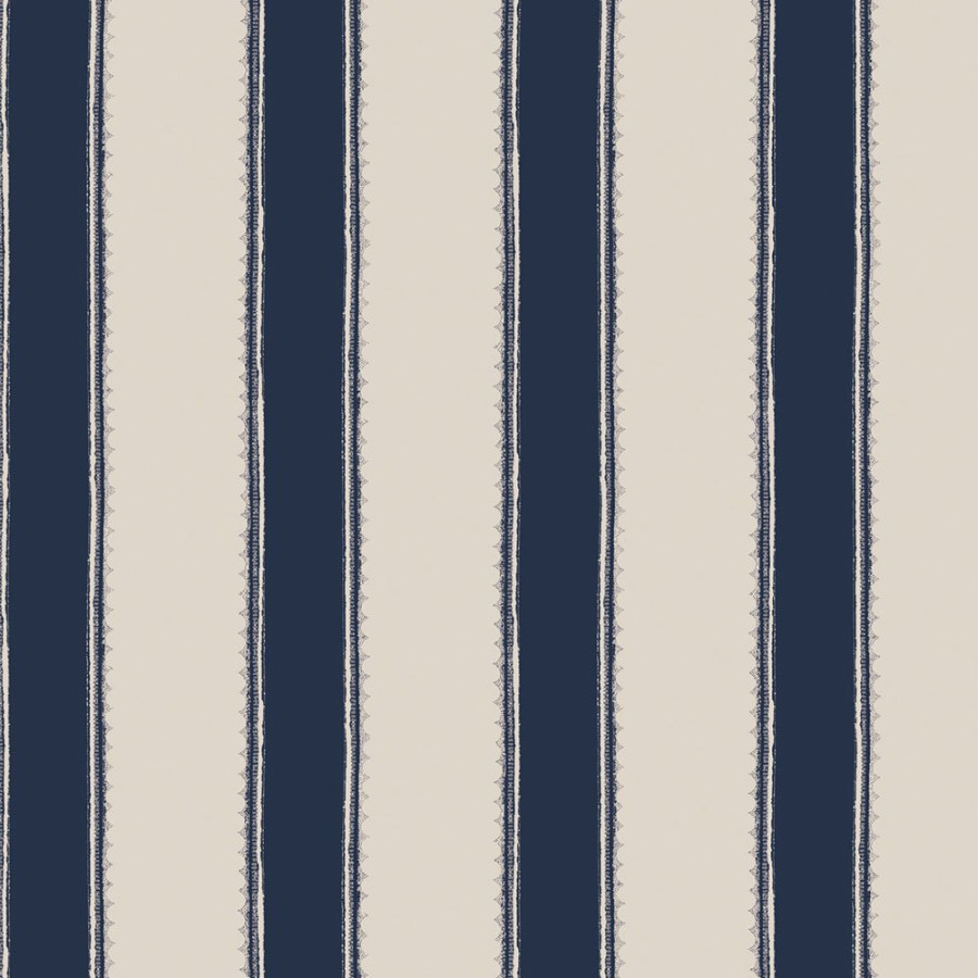 Modro-bílá vliesová tapeta na zeď, pruhy, 127404, Laura Ashley 4