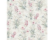Vliesová tapeta na zeď, zelená, růžová, luční květy, 122750, Laura Ashley 4