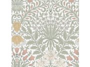 Vliesová tapeta na zeď, šedá, růžová, květiny, listy, 140497, William Morris at Home vol. 2 Tapety Yara - William Morris At Home