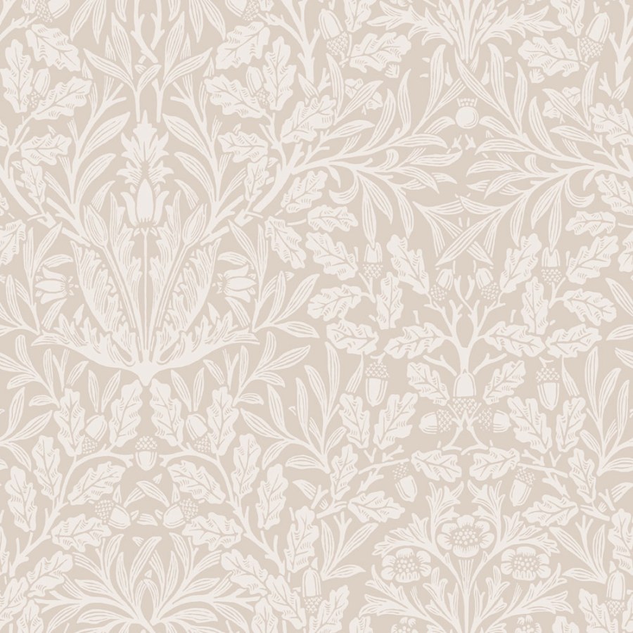 Vliesová tapeta na zeď, béžová, květiny, listy, 140491, William Morris at Home vol. 2 - William Morris At Home