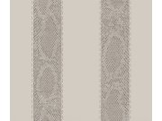 Tapety Yara Marburg - Geometrická vliesová tapeta na zeď, béžová, hnědá, imitace hadí kůže, 52203, Grains & Plains, Marburg Geometrická vliesová tapeta na zeď, béžová, hnědá, imitace hadí kůže, 52203, Grains & Plains, Marburg