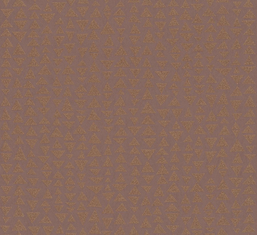 Vliesová tapeta na zeď, hnědo-bronzová, trojúhelníky, 32023, Grains & Plains, Marburg Vliesová tapeta na zeď, hnědo-bronzová, trojúhelníky, 32023, Grains & Plains, Marburg
