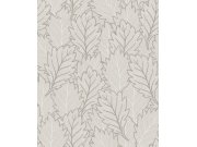 Vliesová tapeta na zeď, béžová, zlatá, listy, puntíky, AN28260, Antibes, Decoprint