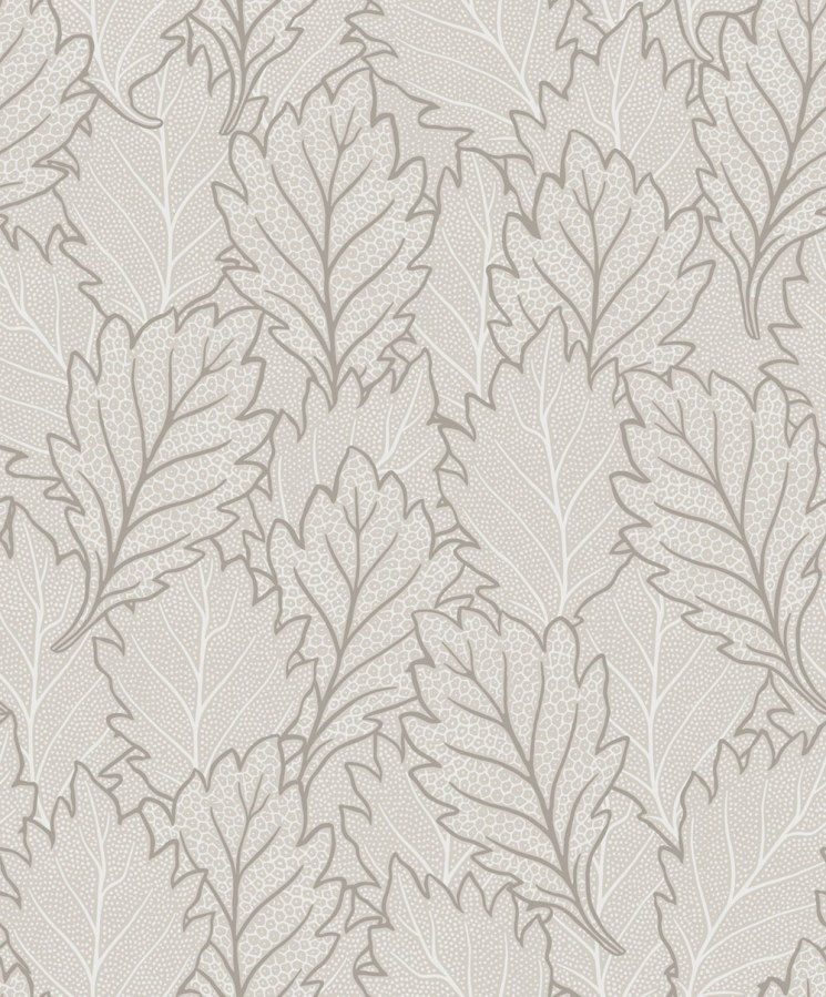 Vliesová tapeta na zeď, béžová, zlatá, listy, puntíky, AN28260, Antibes, Decoprint - Decoprint