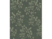 Tapety Yara Decoprint - Vliesová tapeta na zeď, zelená, černá, větvičky, listy, AN28253, Antibes, Decoprint Vliesová tapeta na zeď, zelená, černá, větvičky, listy, AN28253, Antibes, Decoprint