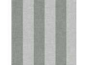 Tapety Yara Decoprint - Vliesová tapeta na zeď, zelená, šedá, pruhy, imitace látky, AN28217, Antibes, Decoprint Vliesová tapeta na zeď, zelená, šedá, pruhy, imitace látky, AN28217, Antibes, Decoprint