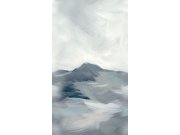 Vliesová obrazová tapeta na zeď, šedá, bílá, horská krajina, SYD27593, Serenity, Decoprint
