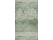 Vliesová obrazová tapeta na zeď, šedá, zelená, stromy, SYD27592, Serenity, Decoprint