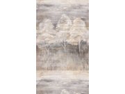 Vliesová obrazová tapeta na zeď, šedá, hnědá, stromy, SYD27591, Serenity, Decoprint