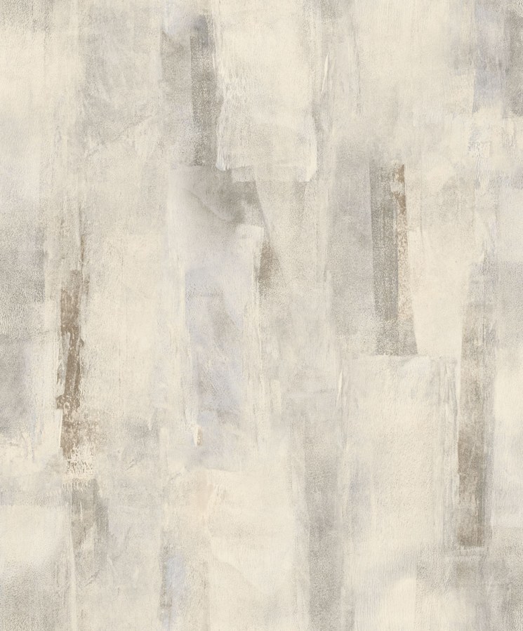 Vliesová tapeta na zeď, bílá, hnědá, vintage, imitace omítky, SY27542, Serenity, Decoprint - Decoprint