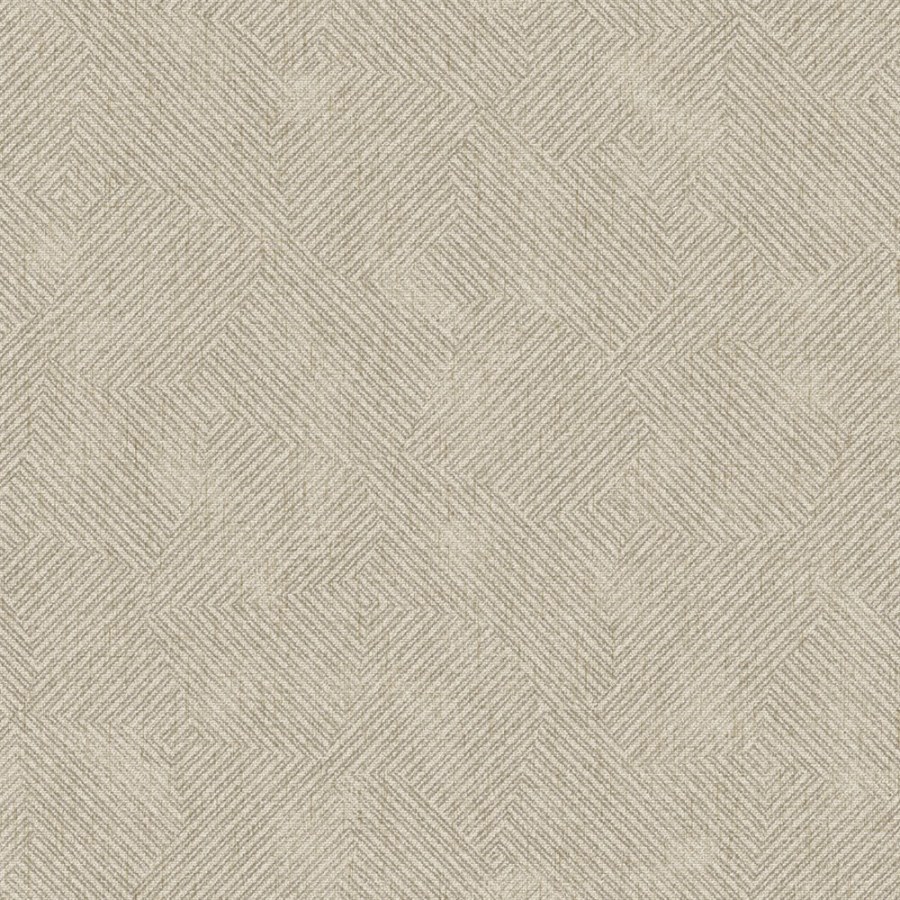 Geometrická vliesová tapeta na zeď, béžová, bronzová, pruhy, SY27522, Serenity, Decoprint - Decoprint