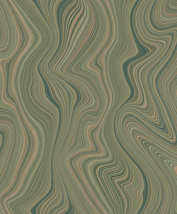 Flisová tapeta na zeď, linie, zeleno-zlatá, SO27054, Soleado, Decoprint Flisová tapeta na zeď, linie, zeleno-zlatá, SO27054, Soleado, Decoprint