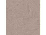 Flisová tapeta na zeď, parketový vzor, textura rohože, Smeđa, Siva, IM28014, Imani, Decoprint
