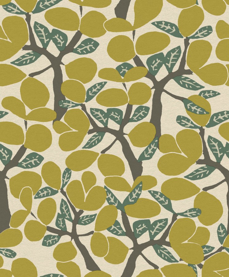 Flisová tapeta na zeď, větvičky, stromy, BA26051,  Brazil,  Decoprint