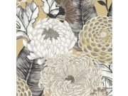Flisová tapeta s velkými květinami BR24031, Breeze, Decoprint Decoprint