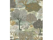 Decoprint - Zeleno-Smeđa vliesová tapeta na zeď, stromy, AL26253, Allure, Decoprint Zeleno-Smeđa vliesová tapeta na zeď, stromy, AL26253, Allure, Decoprint