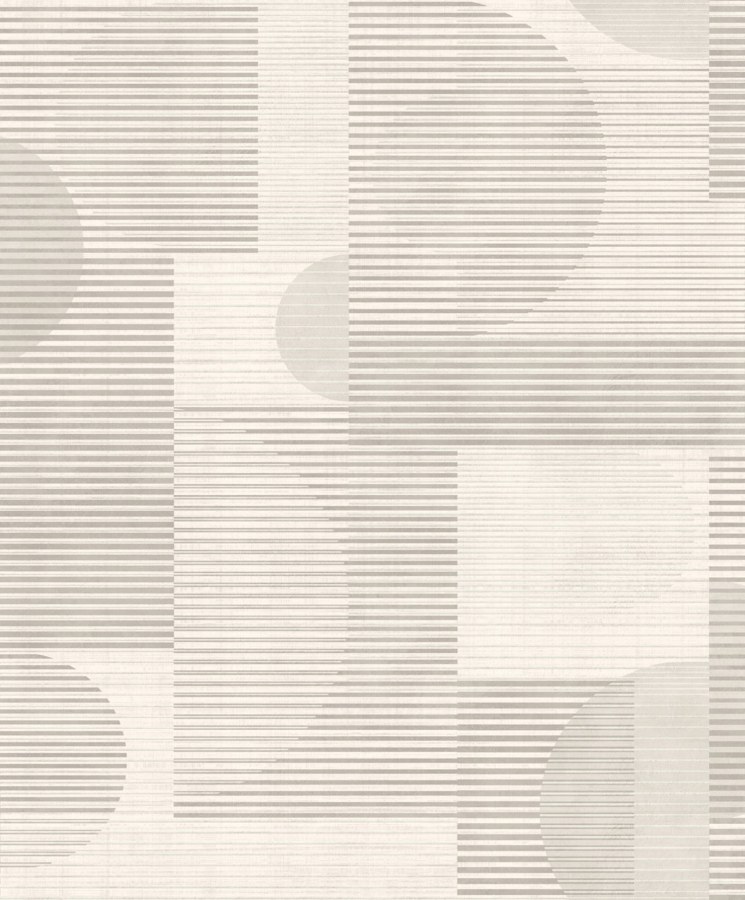 Bílo-Siva geometrická vliesová tapeta na zeď, AL26280, Allure, Decoprint