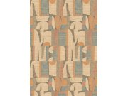 Geometrická vliesová obrazová tapeta na zeď, Bež, Siva, IMD28100, Imani, Decoprint