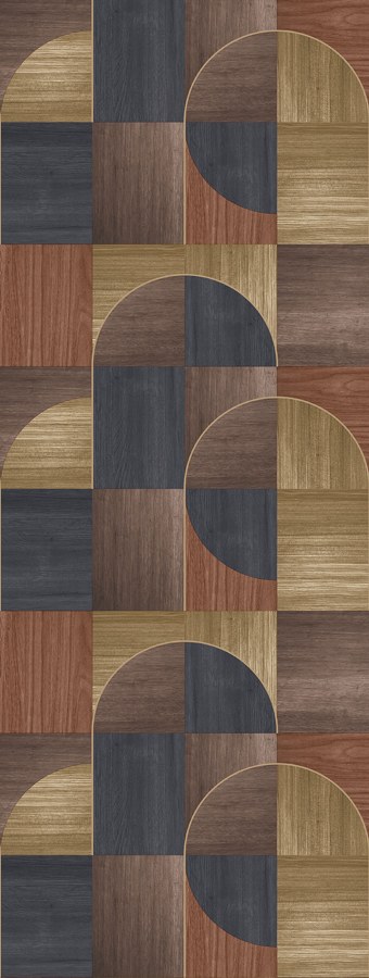 Grafická vliesová obrazová tapeta na zeď, Smeđa, FW4012-5, Feature Walls, Decoprint
