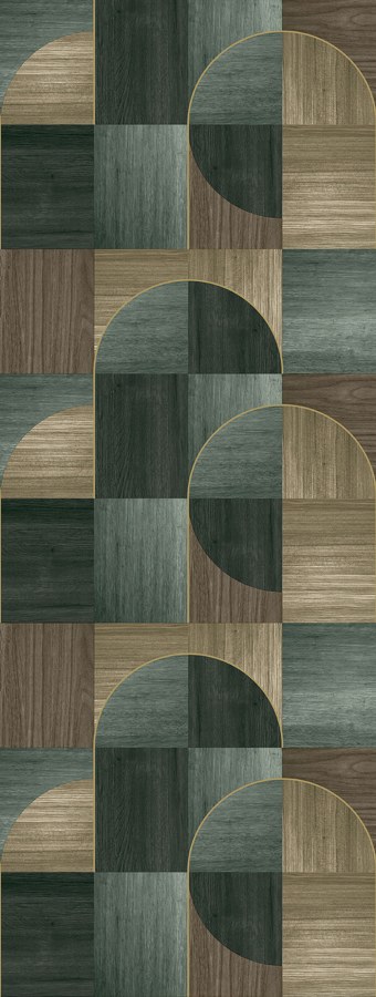 Grafická vliesová obrazová tapeta na zeď, zelena, FW4012-2, Feature Walls, Decoprint
