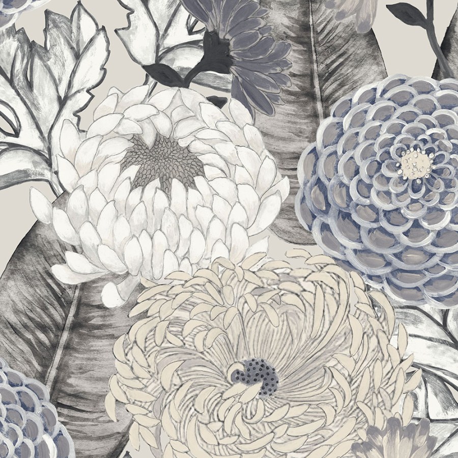 Květinová vliesová tapeta s vinylem BR24032, Breeze, Decoprint