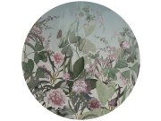 Předklížená kruhová květinová vliesová tapeta na zeď, PLC029, Platinum Shapes, Decoprint