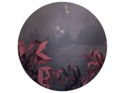 Předklížená kruhová vliesová tapeta na zeď, Vážky, PLC044, Platinum Shapes, Decoprint