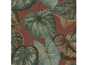 Strukturovaná vliesová tapeta zelené listy TA25053 Tahiti, Decoprint Decoprint