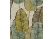 Strukturovaná vliesová tapeta, barevné listy TA25081 Tahiti, Decoprint Decoprint