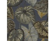 Strukturovaná vliesová tapeta, listy TA25055 Tahiti, Decoprint Decoprint