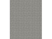 Siva geometrická vliesová tapeta na zeď, BA26082, Brazil, Decoprint Decoprint