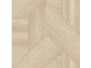 Šedo-Bež geometrická vliesová tapeta na zeď, imitace obkladu, RE25180, Reflect, Decoprint Decoprint