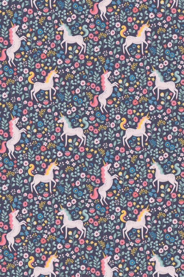 Dětská obrazová vliesová tapeta 399110, Unicorns, 186 x 280 cm, Mini Me, Eijffinger Dětská obrazová vliesová tapeta 399110, Unicorns, 186 x 280 cm, Mini Me, Eijffinger