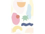 Dětská obrazová vliesová tapeta na zeď, 399124, Shapes, 186 x 280 cm, Mini Me, Eijffinger