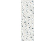 Dětská obrazová vliesová tapeta na zeď, pandy, 399121, 93 x 280 cm, Mini Me, Eijffinger