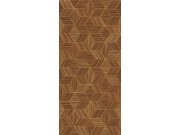 Geometrická obrazová vliesová tapeta na zeď, imitace obložení, 340181, Gilded, Eijffinger