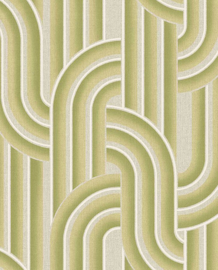 Geometrická vliesová tapeta na zeď, zeleno-Bež, retro, 340562, Groovy, Eijffinger Geometrická vliesová tapeta na zeď, zeleno-Bež, retro, 340562, Groovy, Eijffinger