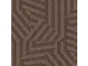 Hnědá vliesová geometrická retro tapeta na zeď, 333631, Revive, Eijffinger Tapety Yara - Eijffinger