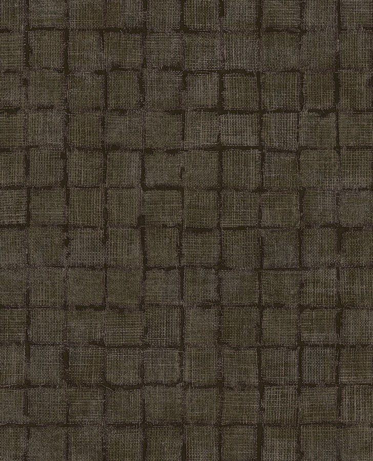 Smeđa vliesová tapeta na zeď, imitace látky, 333458, Emerald, Eijffinger Smeđa vliesová tapeta na zeď, imitace látky, 333458, Emerald, Eijffinger