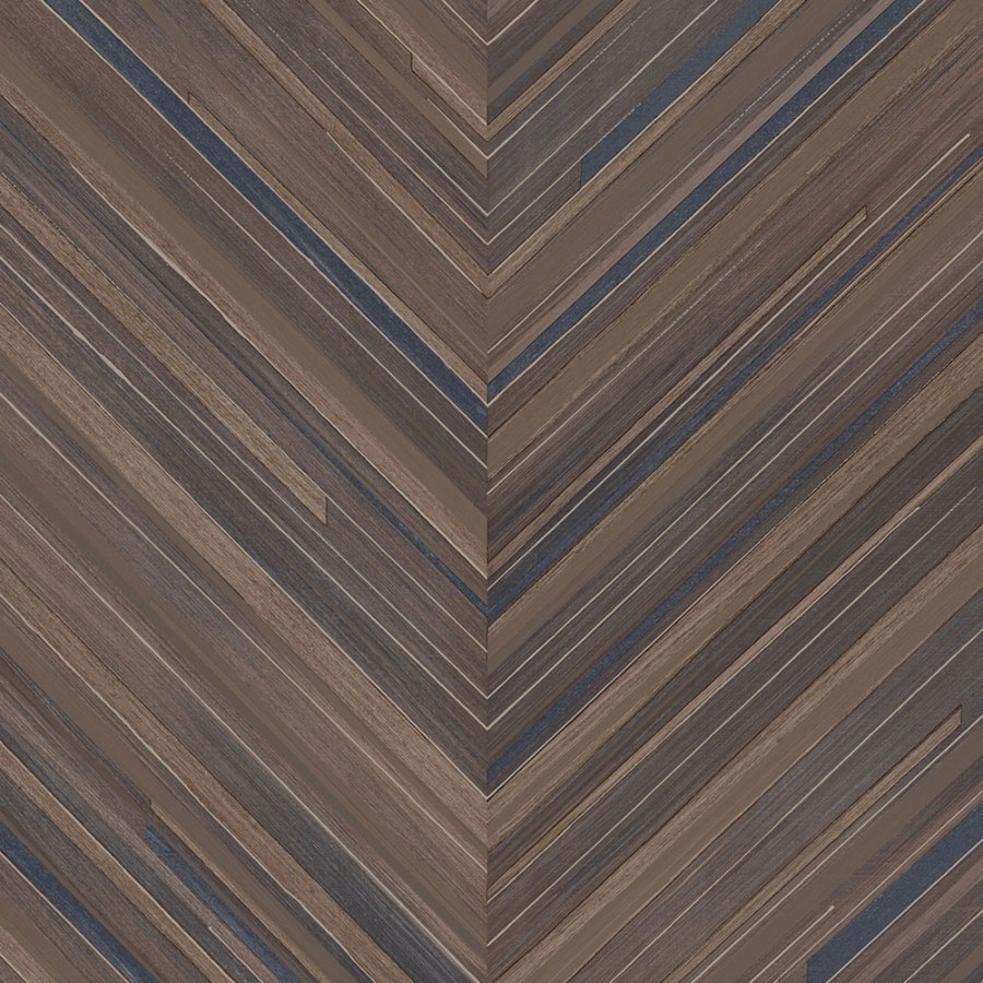Hnědo-Plava geometrická vliesová tapeta na zeď, rybí kost, 340164, Gilded, Eijffinger Hnědo-Plava geometrická vliesová tapeta na zeď, rybí kost, 340164, Gilded, Eijffinger