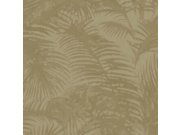 Hnědozelena / khaki vliesová tapeta s tropickými listy 317302, Oasis, Eijffinger