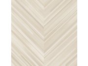 Krem geometrická vliesová tapeta na zeď, rybí kost, 340160, Gilded, Eijffinger