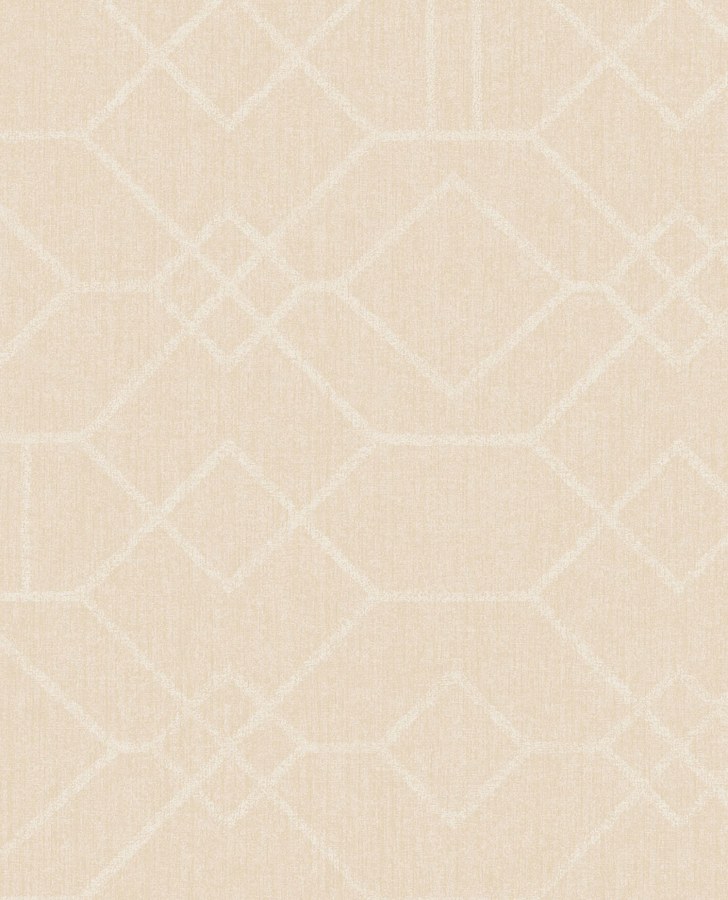 Krem vliesová tapeta s geometrickým vzorem, 324010, Embrace, Eijffinger