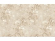 Emiliana Parati - Flisová tapeta na zeď, hnědoBež, květiny, metar31042, Blumarine, Emiliana Parati Flisová tapeta na zeď, hnědoBež, květiny, metar31042, Blumarine, Emiliana Parati